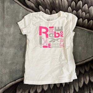 Reebok Kids White Graphic T-Shirt